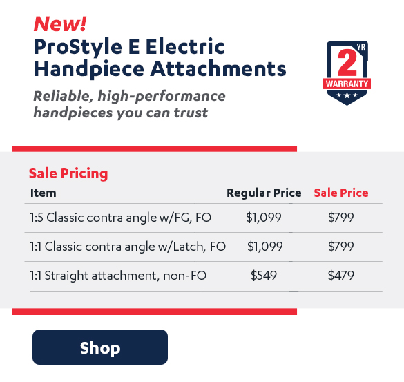 ProStyle E Electric Hanpiece Attachments 