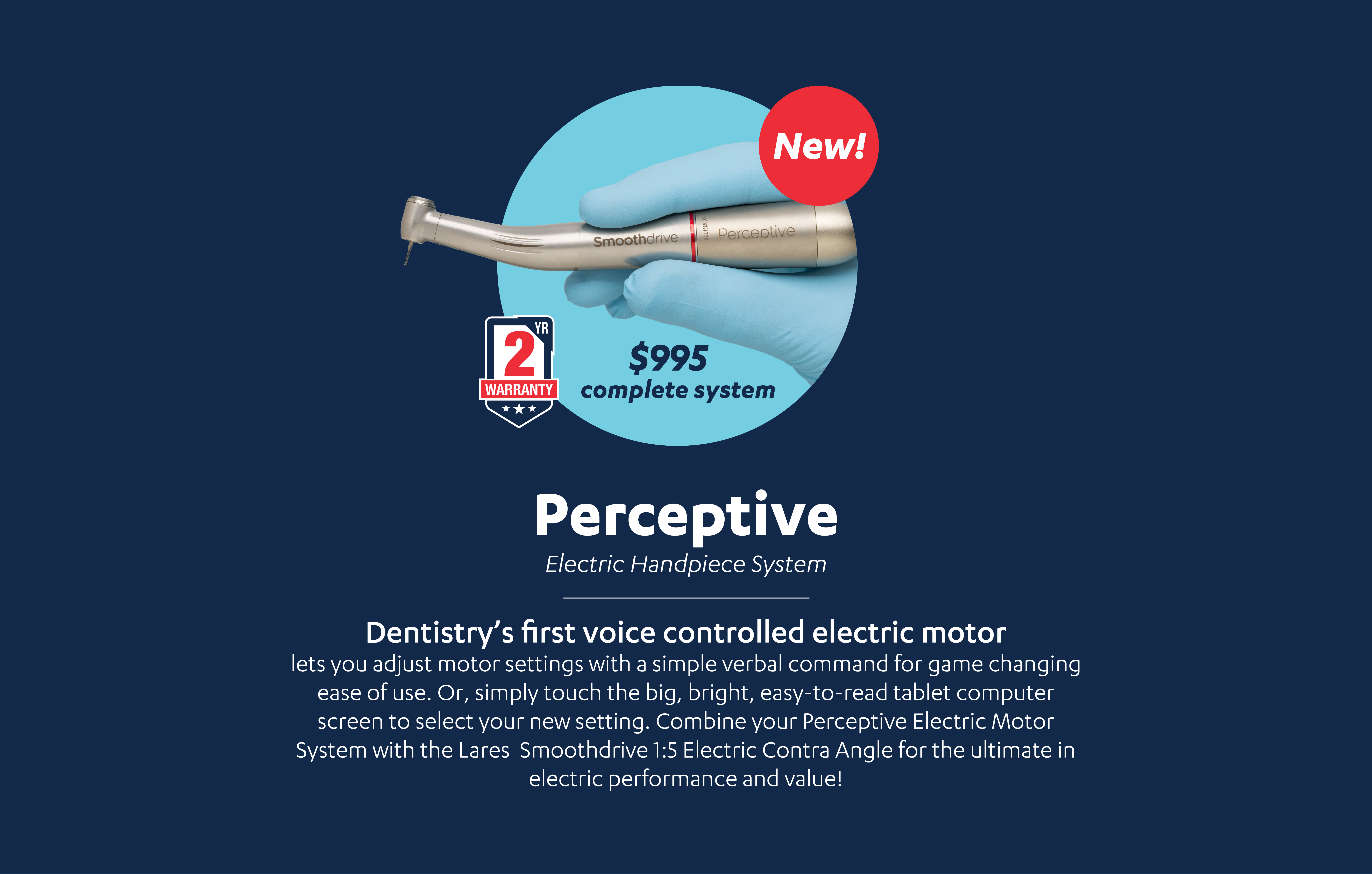 Perceptive Electric Handpiece System 